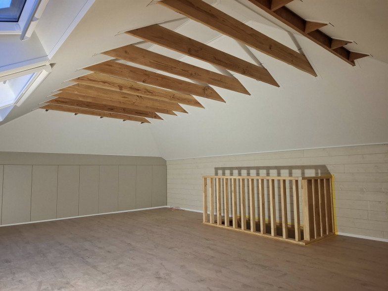 Gyprocwerken zolderinrichting Wingene, West-Vlaanderen